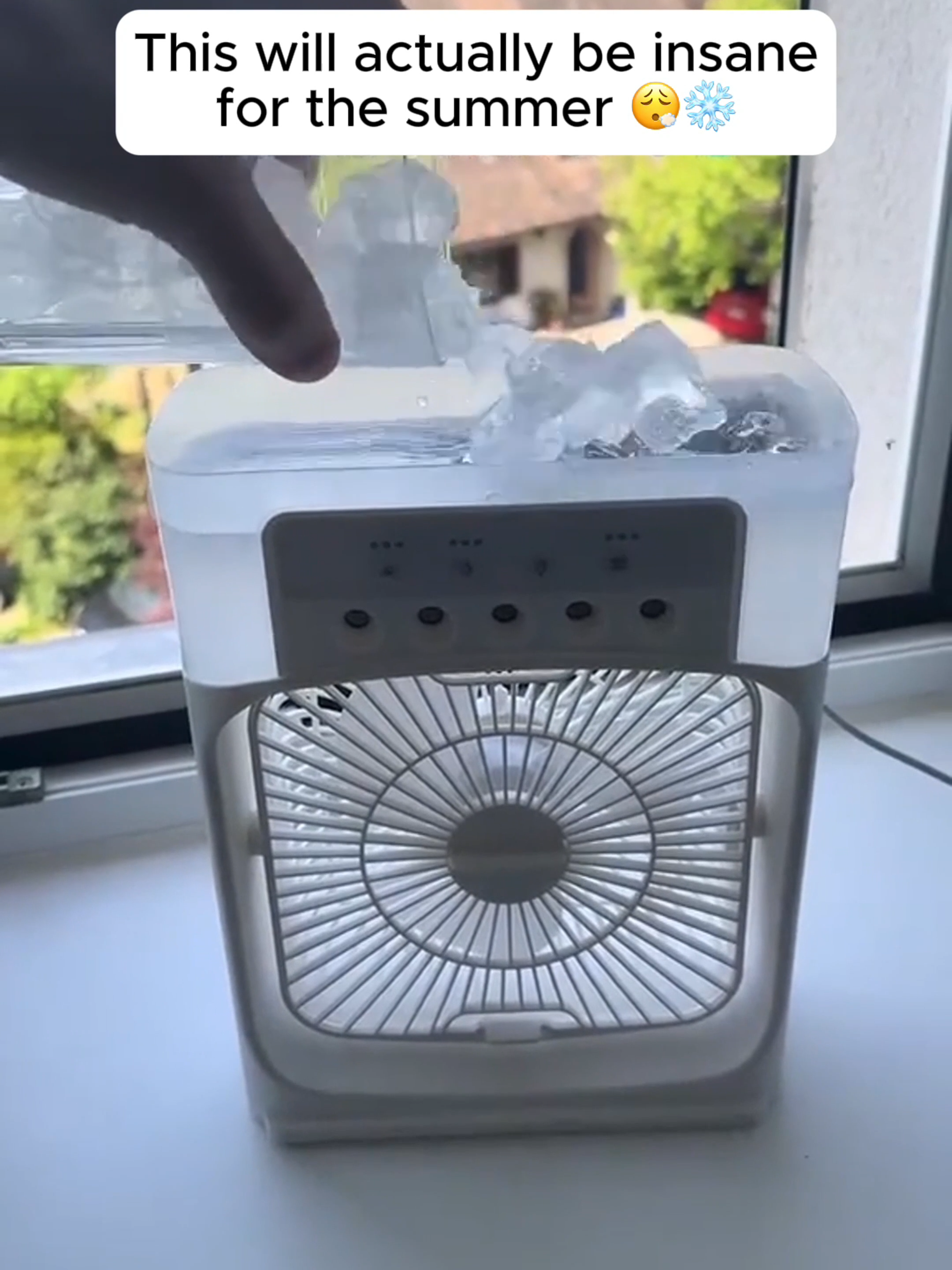 Ice Cooling Air Fan🥶❄️ Limited Time Sale Offer 🔥 . #portablefan #coolingfan #minifan #sale #deal #shopping #onlineshopping