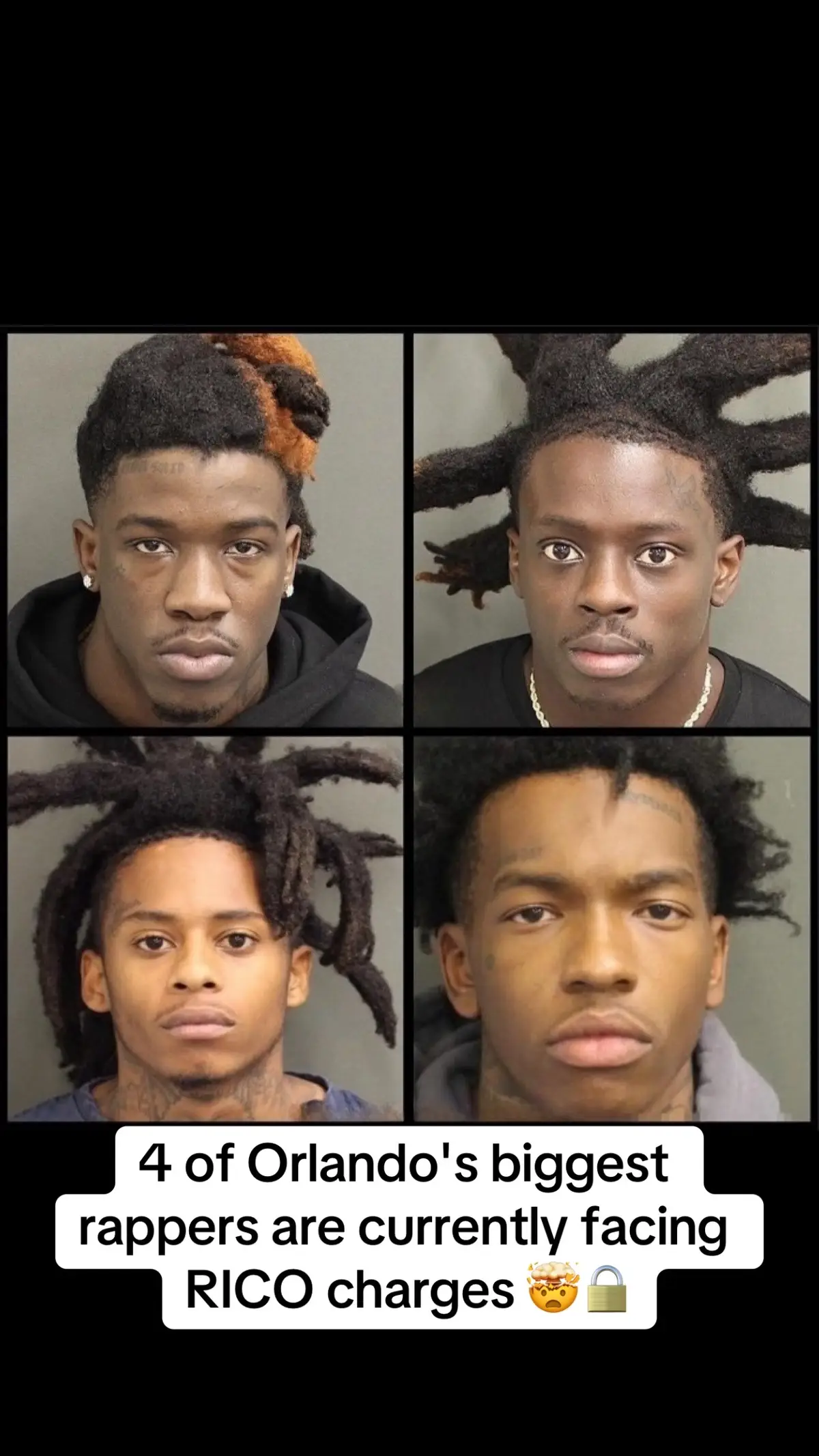 4 of Orlando's biggest rappers are currently facing RICO charges 🤯🔒