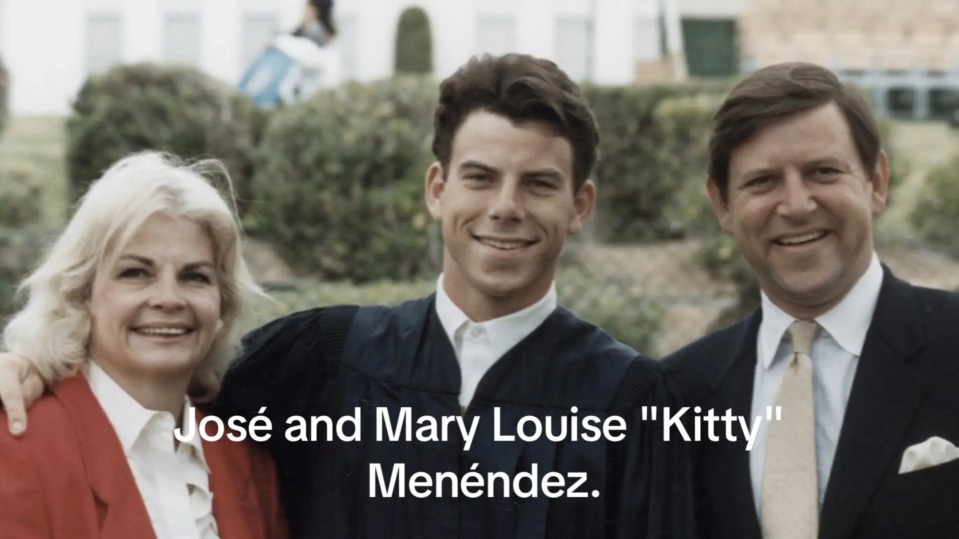 On the evening of August 20, 1989, José and Kitty were standing in the den of their Beverly Hills mansion when Lyle and Erik entered the den, carrying shotguns. José was shot six times, including a fatal shot in the back of the head with a Mossberg 12-gauge shotgun.Kitty was shot ten times in total. Before the fatal shot to her cheek, she was on the ground, slowly crawling and crying. Lyle ran to his car to reload before firing the fatal shot to her face. During the early stages of the investigation, police tried to narrow their search to suspects who had motives to kill José and Kitty and also investigated potential mob leads. Lyle was arrested on March 8, 1990, and Erik turned himself in three days later after returning to Los Angeles from Israel. Both were held without bail and jailed separately. a Los Angeles County grand jury issued indictments in December 1992, charging the brothers with the murders of their parents During their trial, the brothers stated that they committed the murders out of fear that their father would kill them after they threatened to expose him for years of sexual, emotional, and physical abuse, while the prosecution argued that they did it to inherit their father's multimillion-dollar estate. They were first tried separately with one jury for each brother.  However, both juries deadlocked, resulting in a mistrial. For the second trial, they were tried together by a single jury that found them guilty. Both brothers were sentenced to life imprisonment without the possibility of parole #lylemenendez #erikmenendez 