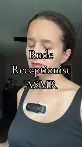 Asmr rude receptionist #asmr #asmrroleplay #asmrforsleep 