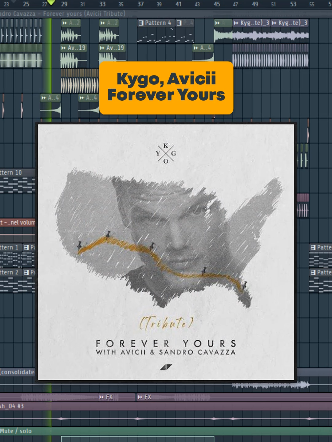 Kygo, Avicii - Forever Yours (Ft. Sandro Cavazza) [FL Studio Remake + FREE FLP] #kygo #avicii #sandrocavazza #flstudio #freeflp #flstudiotutorial #samples #musicproducer #producertok #musicproduction #electronicmusic