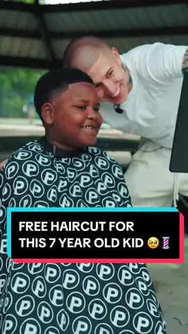 Try not to cry watching this one, this kid Cashmere was so sweet and inspiring, his reaction in the end was worth everything 💚 #vicblends #motivation #inspiration #haircut #barber 