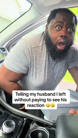He asked did i get him something 🤣 #reaction #prank #prankwars #couplegoals #foryoupage #shopping #hilarious #couplecomedy 