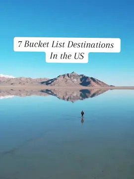 7 Bucket List Locations in the US! 🌎 #travelusa  #travel #traveltiktok  #bestdestinations   #creatorsearchinsights 