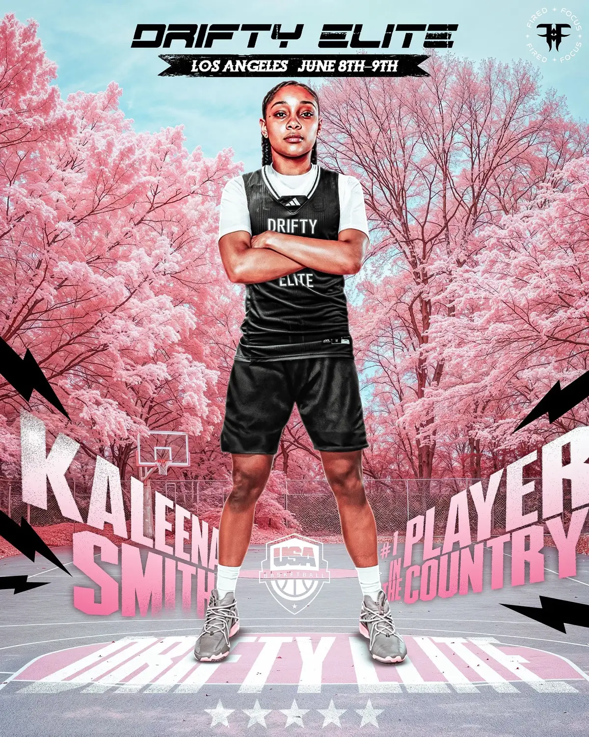 IT’S OFFICIAL! I got #1 ranked player Kaleena Smith playing next weekend in LA.. MOVIE LOADING 🎥🍿#fyp #for #aau #basketball #highschool #driftyelite #explore #viral #trending 