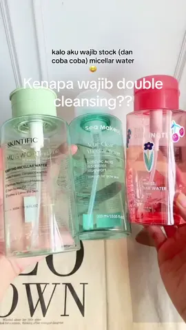 stop mager n start double cleansing bro #doublecleansing #cleanser #skincare 
