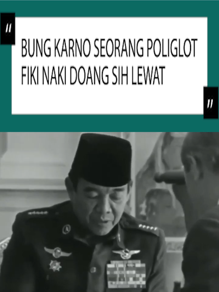 #sejarahseru #soekarno #fikinaki  #polyglot