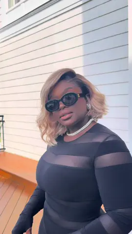 Simple, yet stunning black dress vibes #fyp #viral #blackgirlmagic 