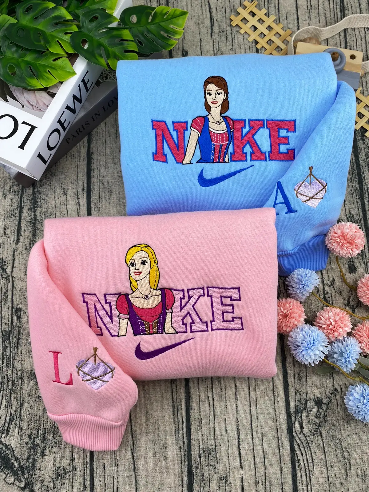 #barbie #barbieandthediamondcastle #barbiemovies #alexa #liana #embroidery #embroideredsweatshirt #embroideredhoodie #matchingoutfits #matchingsweatshirts #matchingcouple #outfitcouple  #hoodie #embroiderysmallbusiness