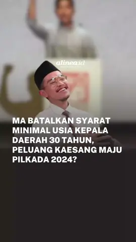 Mahkamah Agung (MA) mengabulkan permohonan uji materiil Partai Garda Republik Indonesia (Partai Garuda) terkait aturan batas minimal usia calon kepala daerah. Putusan itu tertuang dalam Putusan Nomor 23 P/HUM/2024, yang diputus oleh Ketua Majelis Yulius, dengan Anggota Majelis 1 Cerah Bangun dan Anggota Majelis 2 Yodi Martono. Atas putusan itu, MA memerintahkan kepada Komisi Pemilihan Umum ( @kpu_ri ) untuk mencabut ketentuan batas umur paling rendah 30 tahun untuk calon gubernur dan calon wakil gubernur dan 25 tahun untuk calon bupati dan wakil bupati maupun calon walikota dan calon wakil walikota yang diatur dalam pasal 4 ayat 1 huruf d Peraturan Komisi Pemilihan Umum RI Nomor 9 tahun 2020. #TiktokBerita #Alinea #Alineadotid #News #kpuri #AlineaNewsroom #Newsroom #Newsupdate #Kaesang #KaesangPangarep #anakjokowi #pilgubjakarta #pilkada2024 #pilkada #mahkamahagung #MA 