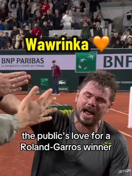 The privilege of having won Roland-Garros 🧡 #RolandGarros #RG24 #Tennis #SportsTikTok #Wawrinka 