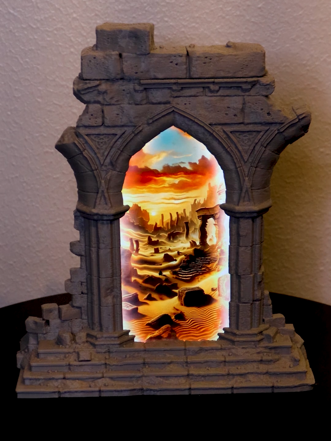 3D printed Ruined Archway Portal STL File used in this video found here: https://www.thingiverse.com/thing:5882960 #3dprinting #timelapse #shorts #reels