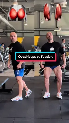 Quadriceps VS fessiers #fitnesstips #gym #personaltrainer #gymtips 