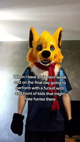 Might be risky but we'll see how they react. #furry #fursuit #fursuiter #fursuitfriday #furryfyp #fyp #foryoupage 