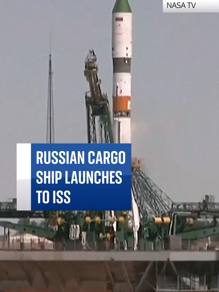 Russian cargo ship launches from Kazakhstan to deliver food and fuel to ISS. #nasa #internationalspacestation #russia