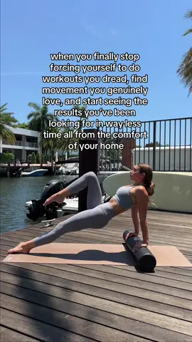 When you start seeing movement as medicine & find workouts you genuinely love, everything changes🩵 #workoutmotivation #fitnessgirl #fitnessinspo #lowimpactworkouts #athomepilates #workoutsforwomen 