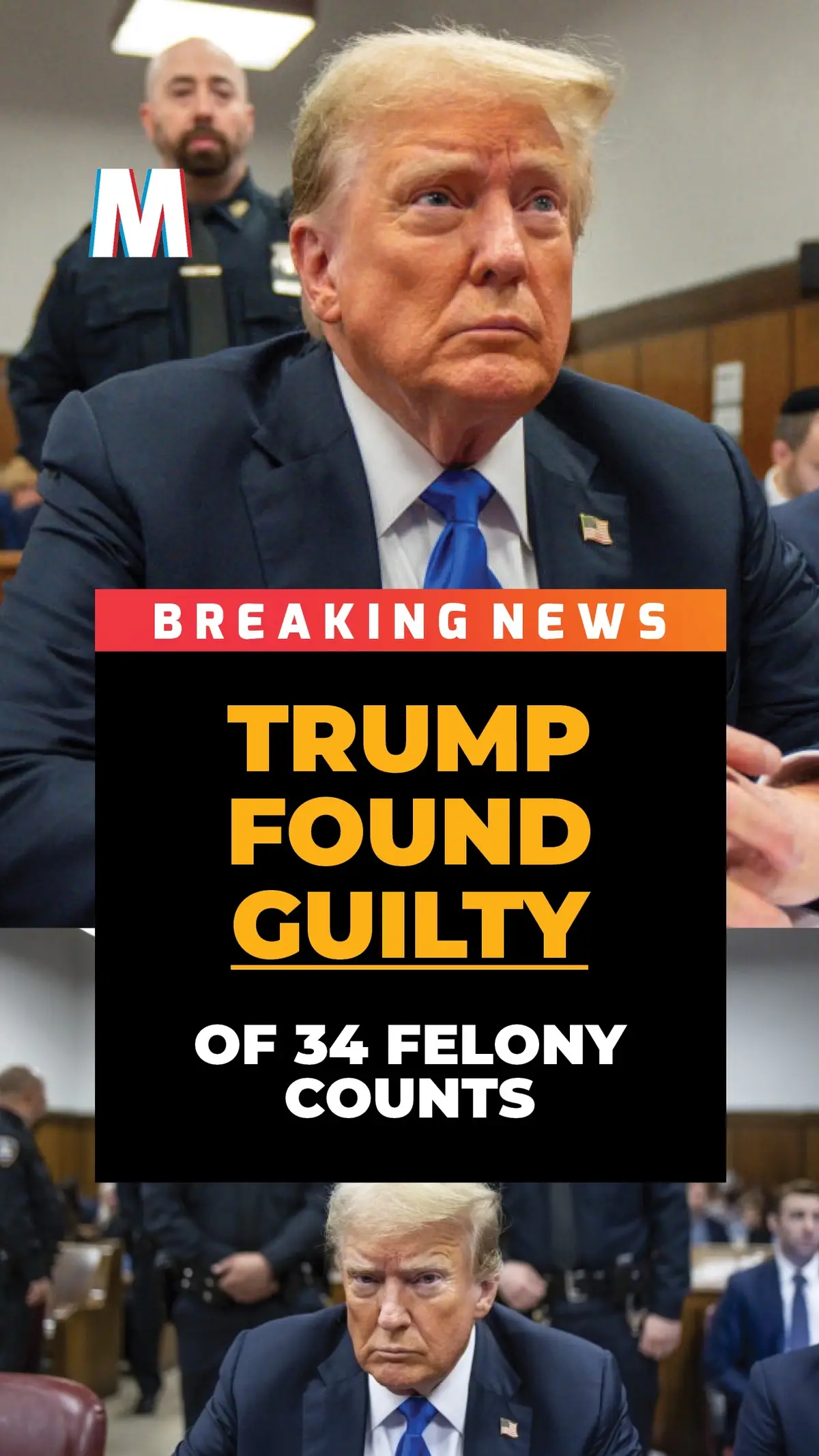 BREAKING NEWS: TRUMP GUILTY ON ALL COUNTS #Trump #Crime #TrueCrime #nyc #newyork 