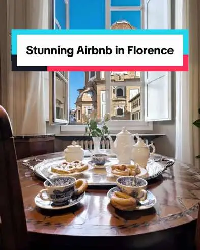 Savor the best of Italian style and Euro luxury in this beautiful Florence Airbnb. Its prime location is great for sightseeing, but the allure of sipping wine and soaking in the atmosphere might just keep you in 🍷 Share this with someoen you’d want to stay here with 🇮🇹 #florenceitaly #airbnbstay #italytrip #visititaly #uniquestay 