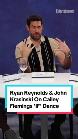 #RyanReynolds and #JohnKrasinski on #CaileyFlemings #IFmovie dance sequence #SteveCarell 