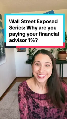 Why are you paying your financial planner 1% to manage your investments? Does the 1% fee need to come out of your investments? #wallstreet #wallstreetexposed #wolfofwallstreet #investingforbeginners #investing101 #invesringtips #certifiedfinancialplanner #fees #feeawareness #feetransparency #millionaire 