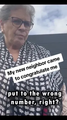 My new neighbor came to congratulate me #goviral #clips #foryoupage #foryou #fyp 