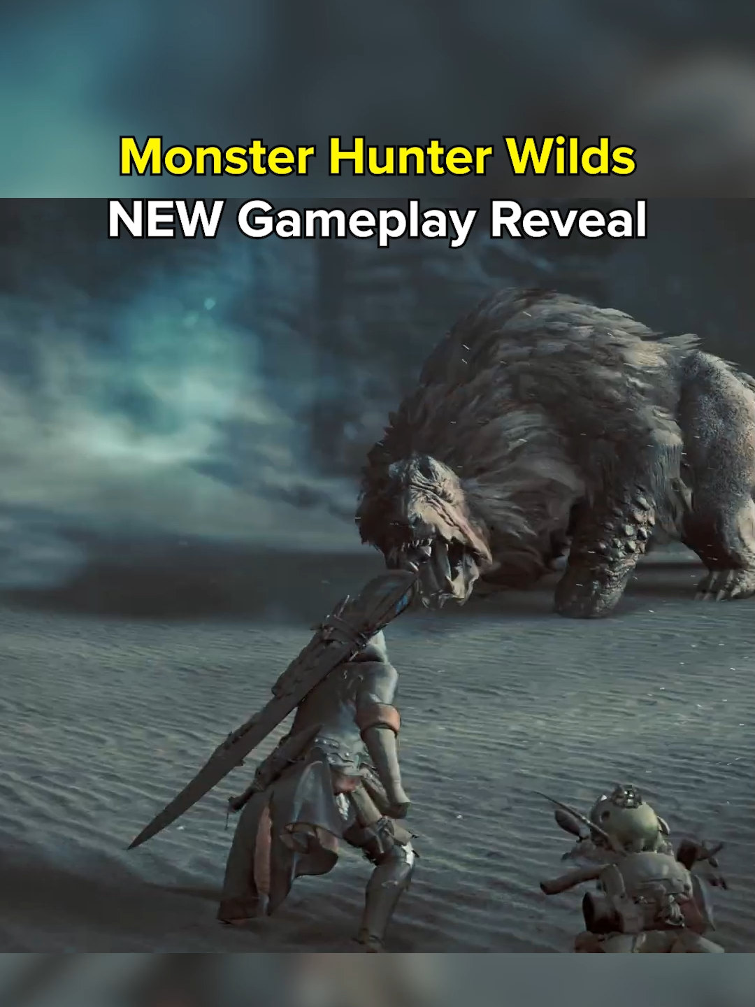 Monster Hunter Wilds NEW Gameplay Reveal #monsterhunter #monsterhunterwilds #capcom #ps5 #playstation #stateofplay #gamingnews #GamingOnTikTok