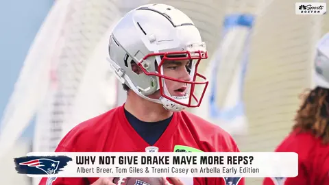 The development of Drake Maye is 'going great' according to Albert Breer #NFL #Patriots #DrakeMaye #NewEnglandPatriots