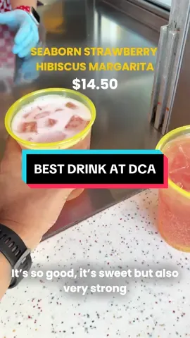 Our current favorite from a quick service location 🤘🏽🔥  📍 Award Wieners  🍻 Seaborn Strawberry Hibiscus Margarita  #disney #dca #disneydrinks #disneytok #distok #disneylandresort #disneycaliforniaadventure #oc #orangecounty 
