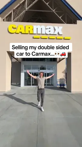 Attempting to sell my double sided car to CarMax…👀🚗#fyp #carmax 