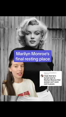 Replying to @samkayhilton why wasn’t Marilyn allowed to rest in peace????? on the two crypts nearby w bad energy #marilynmonroe #hughhefner #playboy #oldhollywood #greenscreen … @Poppi how can i qualify for a sweatsuit !