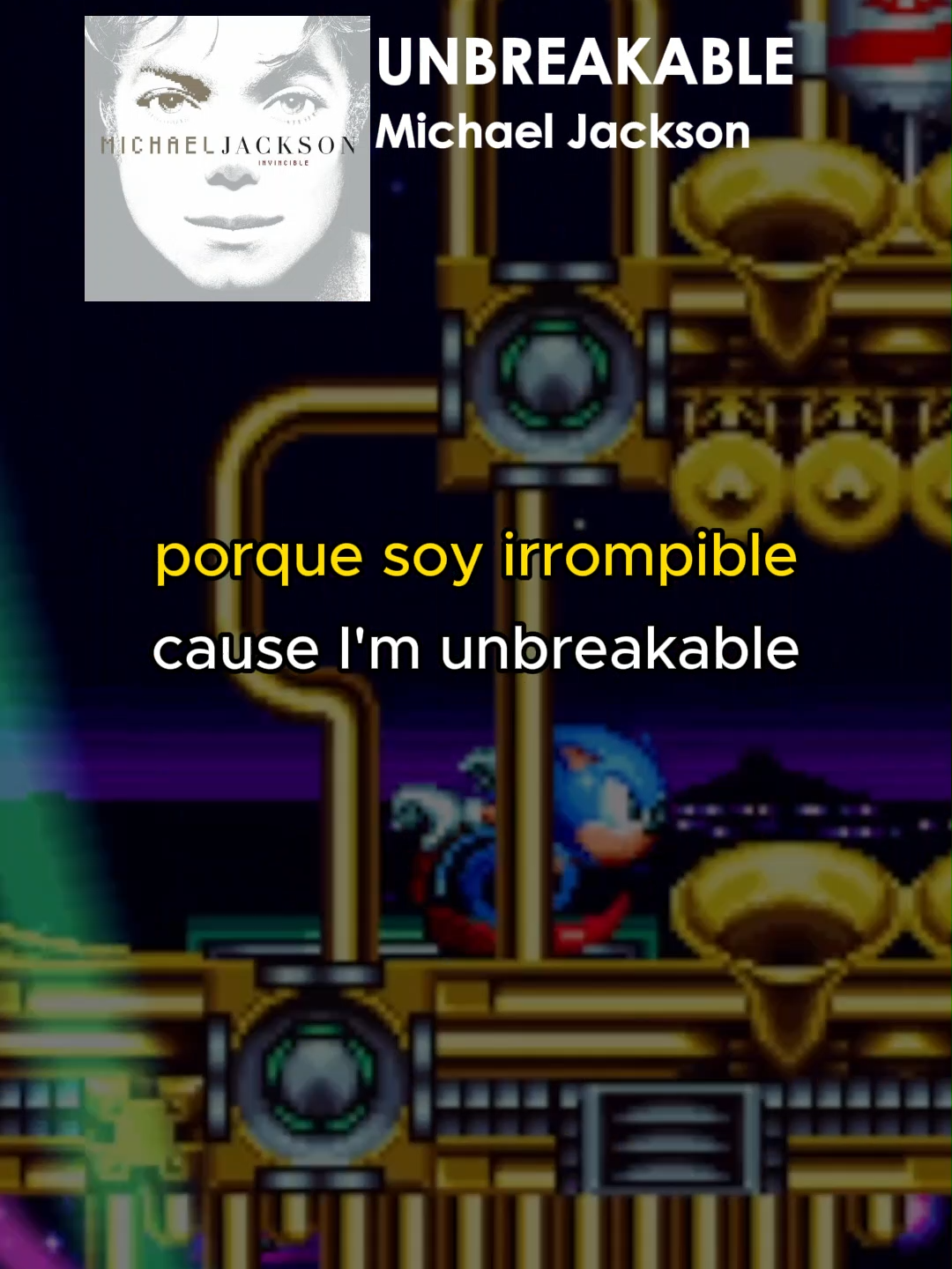 Soy irrompible we 😎😎😎 #michaeljackson #lyric #letra #musica #song #foryou #parati #foryou #fyp #sonic