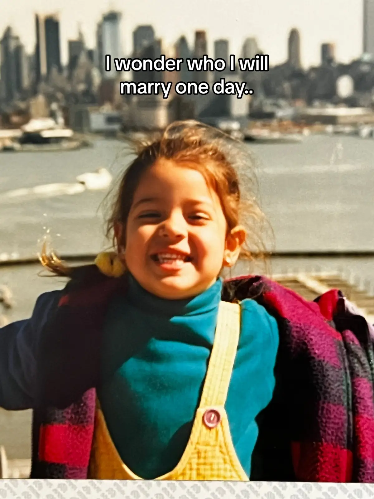 I’ll be a married bish next week!!! I think baby us would have been best friends too 🤧❤️ #bride2024 #engagedtok #babypics #90sbaby 