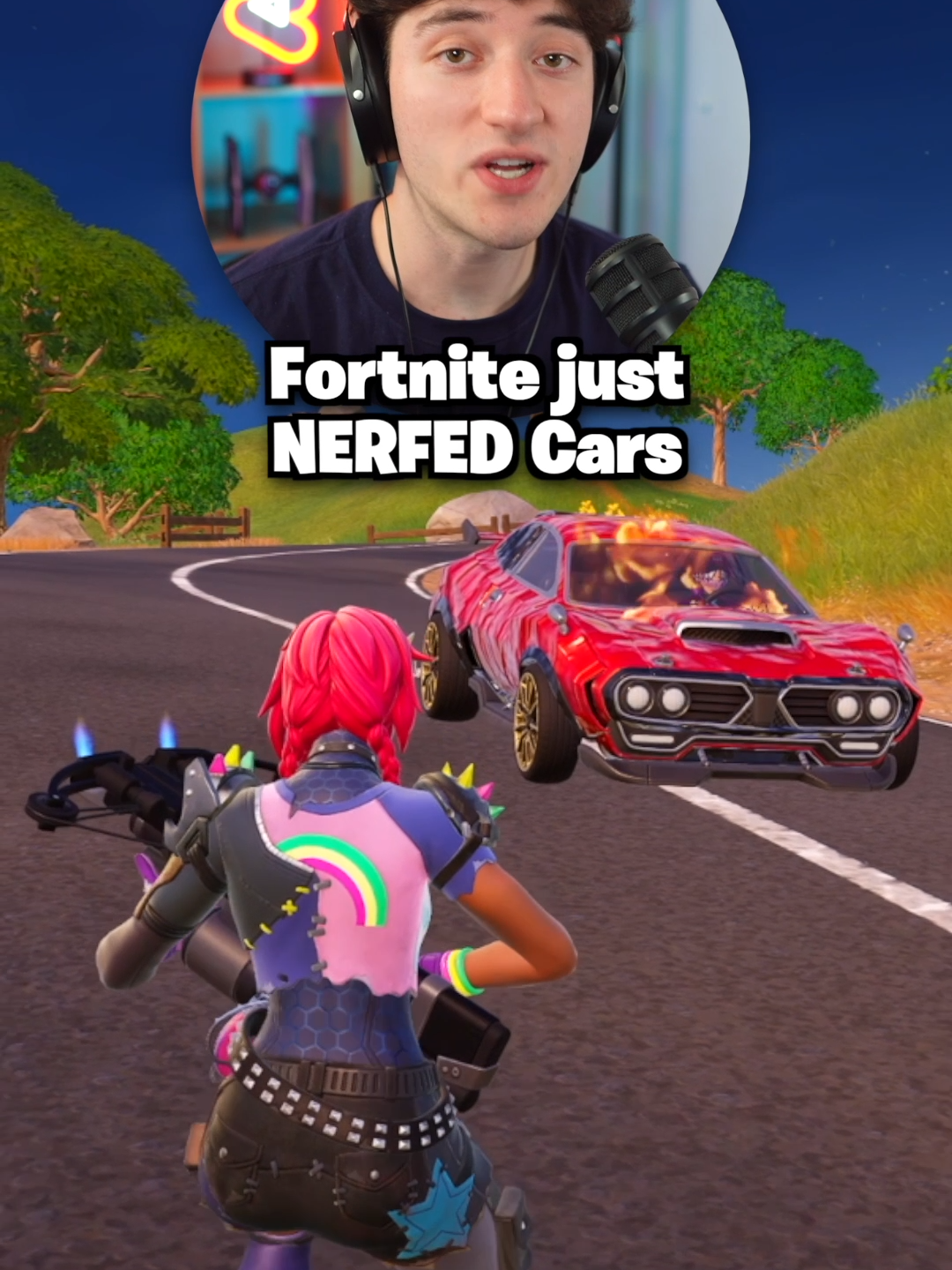 Cars have been nerfed! W or L? #fortnite #fortniteclips #fortniteupdate