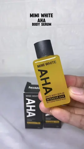 Mimi white Aha body serum! To help you brighten your skin. Use at night 😊 click yellow basket :) #mimiwhite #mimiwhiteahabodyserum #aha #ahaserum #ahabodyserum 