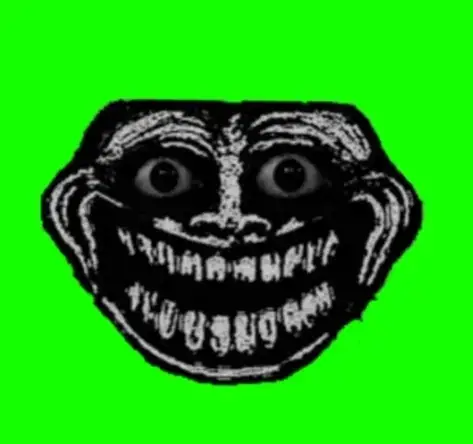 Free troll face with green 👍 #Meme #troll #face