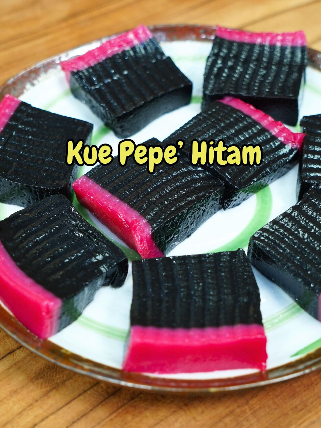 Kue Pepe' Hitam  #reseptiktok #kulinerindonesia #kulinertiktok #kuepepe #hitam #premium