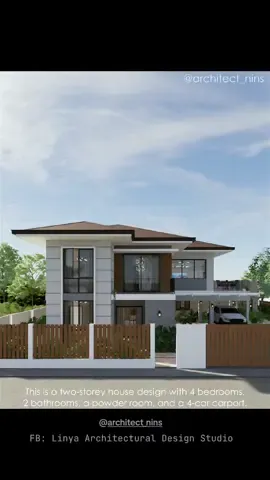 This is an Asian-Contemporary House Design with an interior floor area of 120 square meters.  It also features a house extension at the back. #3d #animation #housetour  #interiordesign #house #design #fyp #foryou #philippines #dream 
