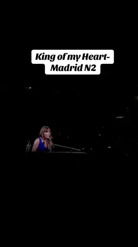 Taylor singing King of my Heart on the piano night 2 of the eras tour in Madrid!! Reputation girlie forever🖤🐍 #erastour #taylorswift #madriderastour #surprisesongs #surprisesongserastour #kingofmyheart #swiftietiktok #surprisesongmadrid @Taylor Nation @Taylor Swift 
