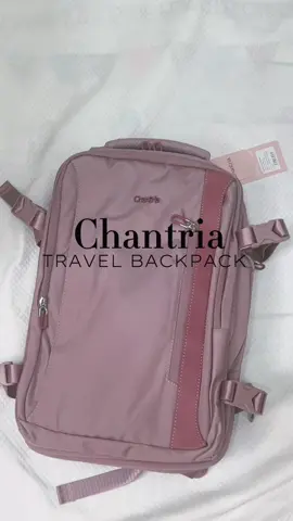 Found a cute travel backpack, perpect for girl's glamping trip! It has multiple compartment, expandable up to 10cm. Available in pale mauve, black, burgundy, khaki! 🩷#chantriabags #fyp #CapCut 