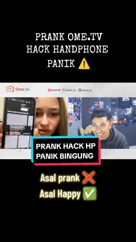 Prank Ome.tv Internasional hack HP panik  #fyp #fypシ゚viral #prankster #pranks #ometvprank #ometvinternational #fy #hack 