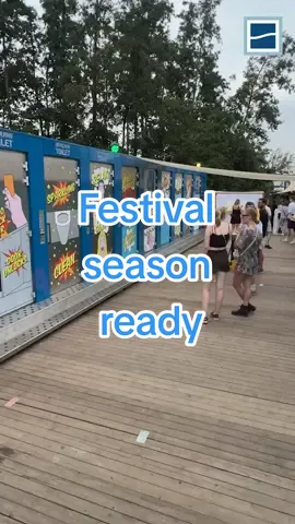 🎉Festival season is around the corner, we got you covered.  #viral #CleanTok #festival #lowlands #Tech #techtok #sanitronics #therevolvingtoilet #fyp #fypage  #cleaning #mobileunit 