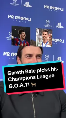 Gareth Bale picks his most iconic Champions League player at PlayStation House 🐐 Plenty of former teammates on display… 👀  #ucl #championsleague #bale #realmadrid  #halamadrid #PlayStationHouse 