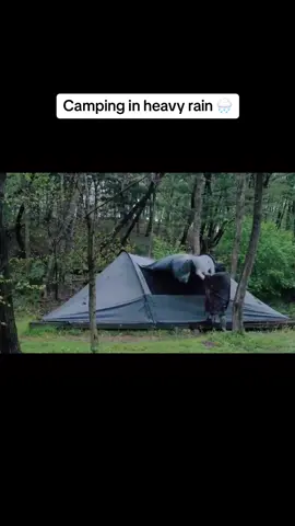 Camping in heavy rain #camp #camping #camper #fyp #usa #campinggear #tent #campinglife #snow #rain #cooking #sleep #outdoorlife #hot #tiktok #campingtents #all #Outdoors #usa #california #theunitedstates #losangeles 