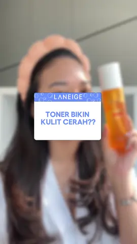 Bye-bye sel kulit mati kalo tiap hari rajin pake Radian-C Advanced Effector 😎🙆🏼‍♀️🧡 #laneige #laneigeid #skintok #cerah 