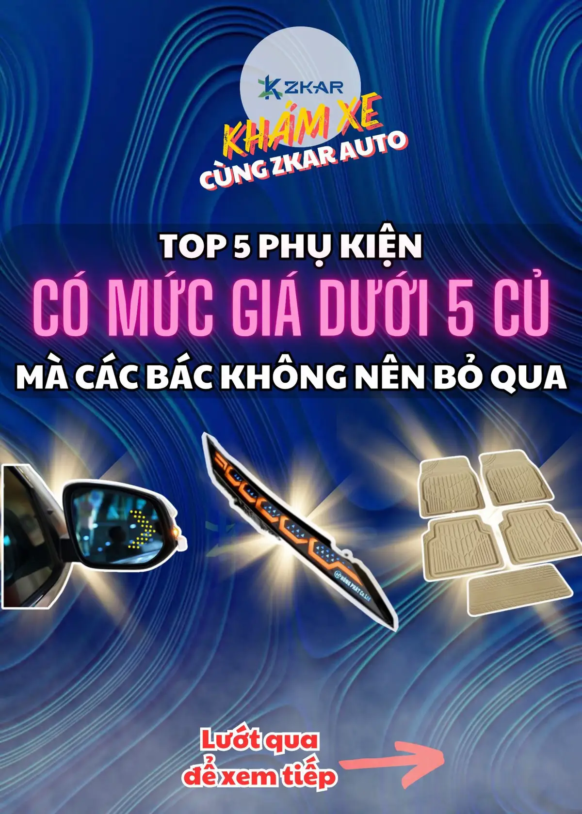 Không những rẻ mà những phụ kiện này còn mang lại rất nhiều tính năng an toàn và tiện ích cho xe các bác đó. #zkarauto #phukienxehoi #phukienoto #dochoixehoi #xuhuong 