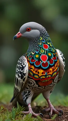 😍 le pigeon parisien ? 😍 #animals #animaux #bird #birds #animal #oiseau #ia #ai #nature 
