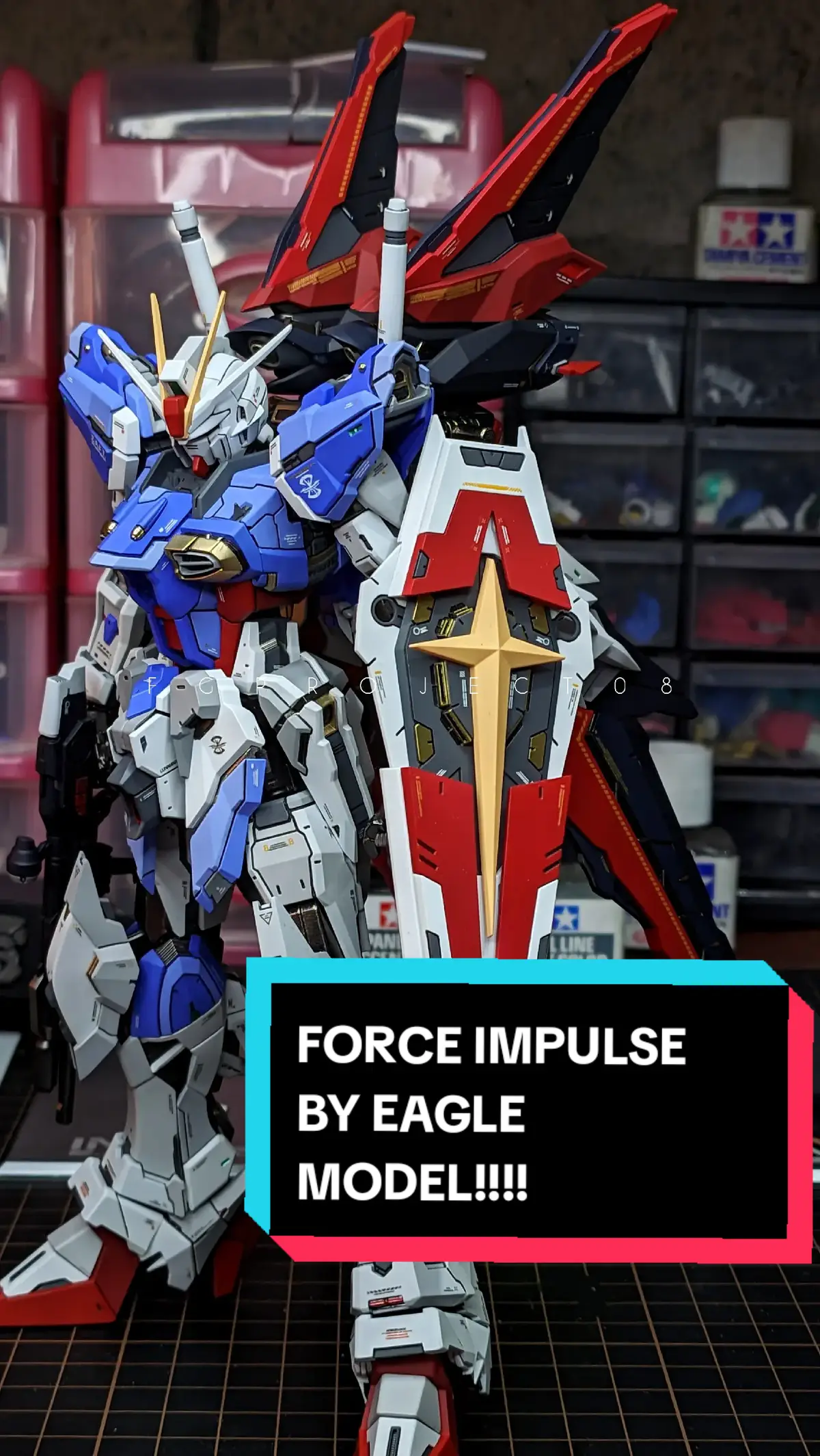 REPAINT FORCE IMPULSE BY EAGLE MODEL #GundamSeedDestiny #GundamSeed #ImpulseGundam  #Bandai #Gundam #Gunpla #GunplaBuilder #ForceImpulse 