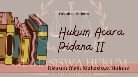 Hukum Acara Pidana II adalah mata kuliah yang berfokus pada prosedur dan mekanisme penyelesaian perkara pidana di pengadilan, melanjutkan dan memperdalam materi yang telah diajarkan dalam Hukum Acara Pidana I. => Hukum Acara Pidana II bertujuan untuk memberikan pemahaman yang mendalam dan menyeluruh tentang proses peradilan pidana, serta mempersiapkan mahasiswa hukum untuk terlibat secara profesional dalam penanganan perkara pidana, baik sebagai penegak hukum, advokat, maupun akademisi.  #hukum #hukumpidana #hukumacara #hap #ilmuhukum #fakultashukum #mahasiswahukum #belajarhukum #pahamhukum #belajaronline #belajarbareng 