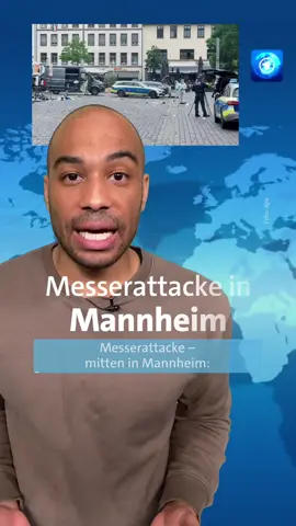 Kurz nach der Attacke am 31. Mai 2024 kursierten Videos der Tat in den sozialen Medien. #mannheim #tagesschau #nachrichten 