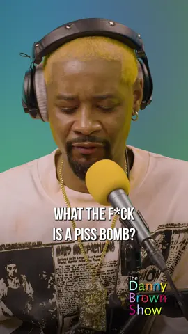 Piss bombing someone is a different level of disrespect. New episode of #TheDannyBrownShow with @djhanskim is live! #TDBS #dannybrown #podcast #hanskim #comedy #raptok #advice